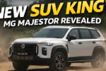 MG Majestor 2026 full-size SUV front view with bold grille, LED headlamps and muscular design showcasing 4x4 capability